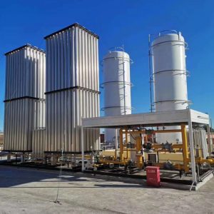 ambient air vaporizer for ln2