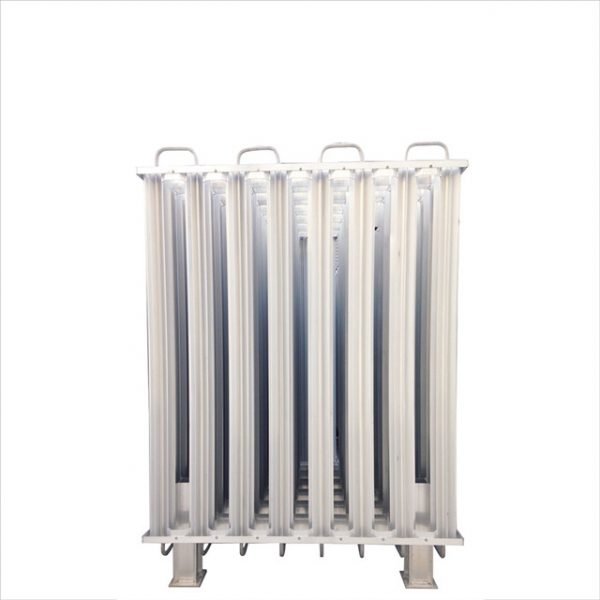 Ambient air vaporizer (AAV) for LNG