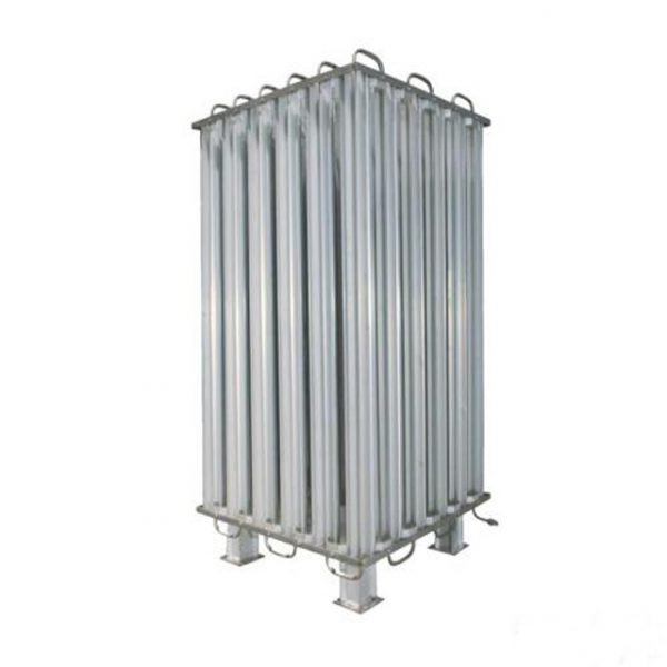 Ambient air vaporizer (AAV) for LNG