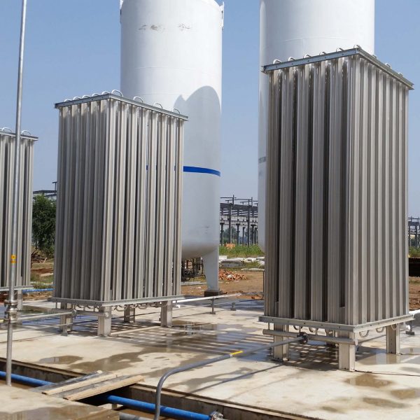 Ambient air vaporizer (AAV) for LNG