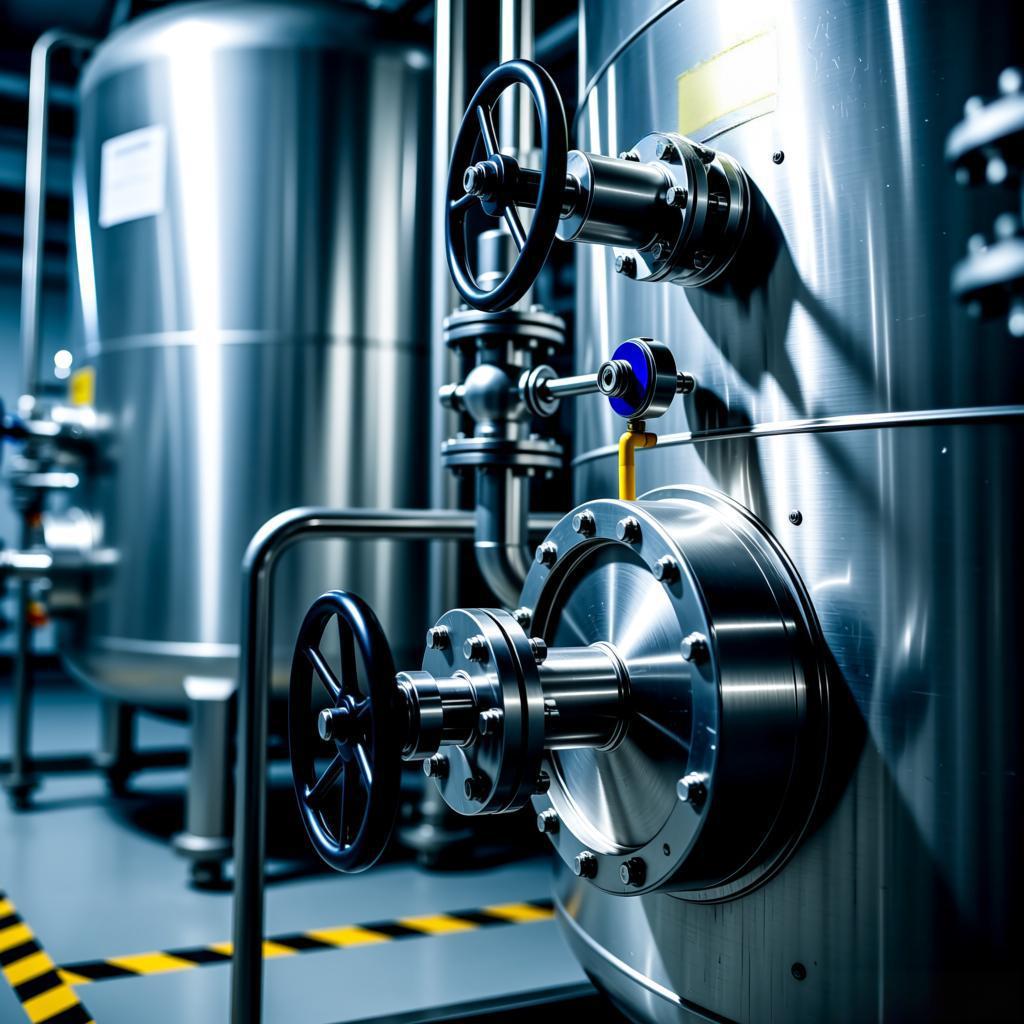 Liquid nitrogen storage tanks
