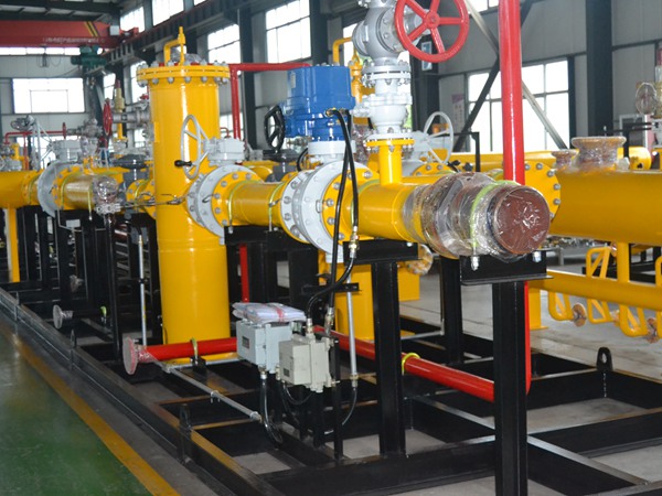 10004 Natural Gas Station Regulator Skid Mounted