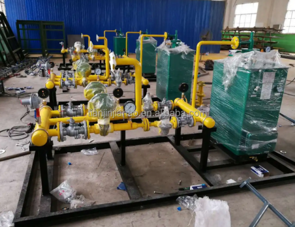 10006 Natural Gas Station Regulator Skid Mounted