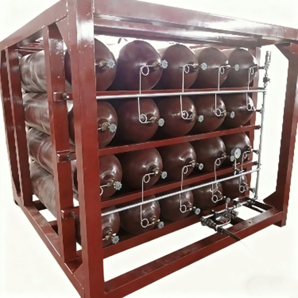 CNG Cylinder Bundle (2) CNG Cylinder Bundles for Vehicles & Industrial Gas Storage