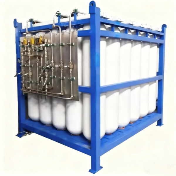 High-Pressure CNG Cylinder Bundles for Urban Fueling Stations