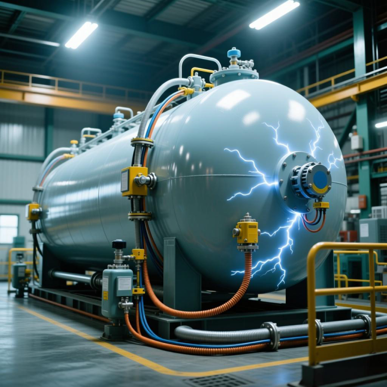 liquid oxygen storage tanks