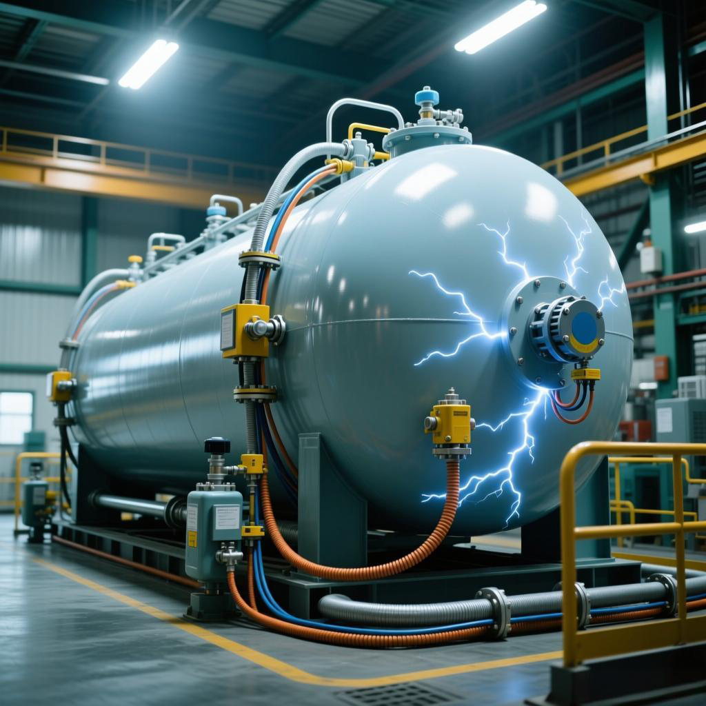liquid oxygen storage tanks