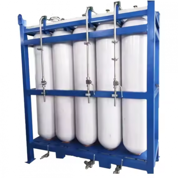 CNG Cylinder Bundle Skid - High Capacity for Refueling Station