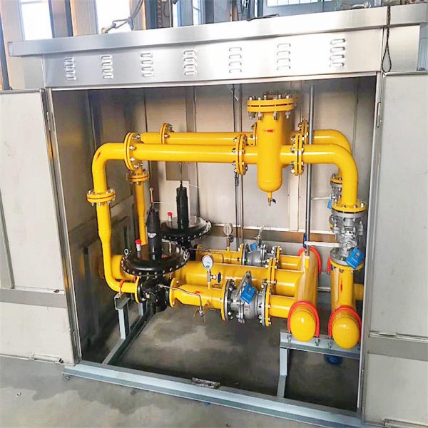 City Gate Station Natural Gas Pressure Regulator Skid, 30 -100,000 Nm³/h Flow Range
