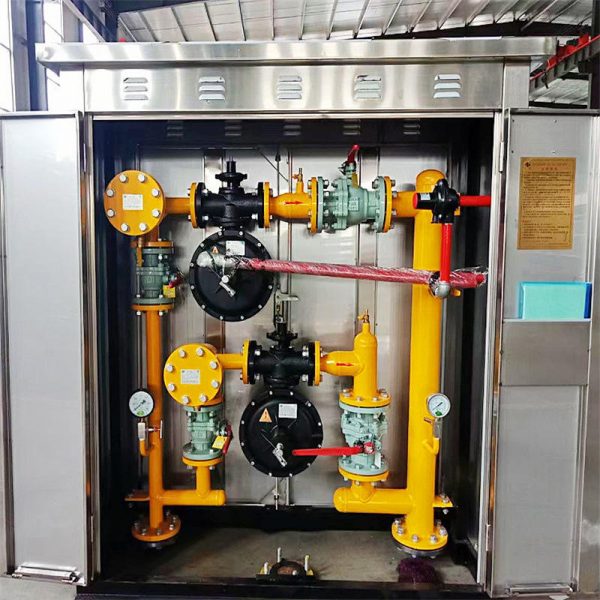 City Gate Station Natural Gas Pressure Regulator Skid, 30 -100,000 Nm³/h Flow Range