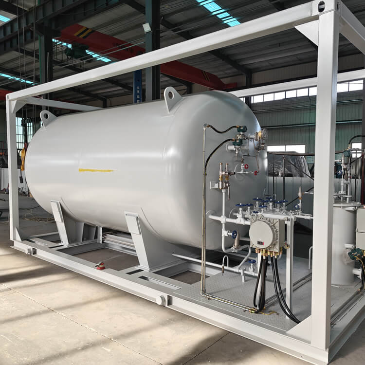 Cryogenic storage tan