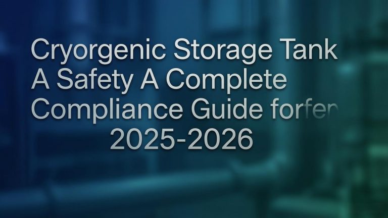 Cryogenic Storage Tank Safety
