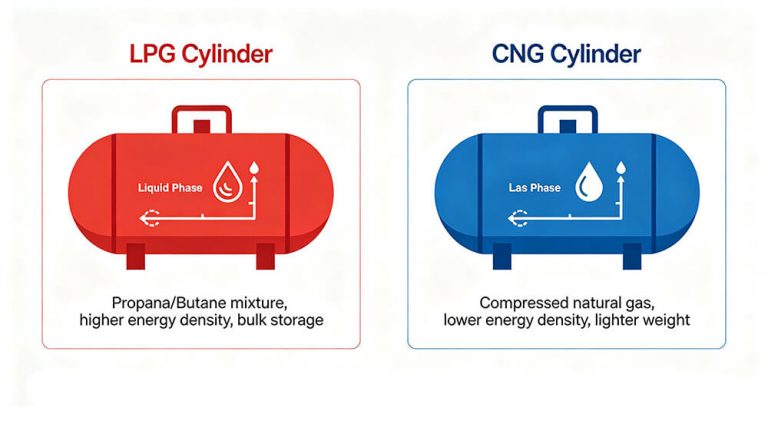 LPG and CNG cylinders