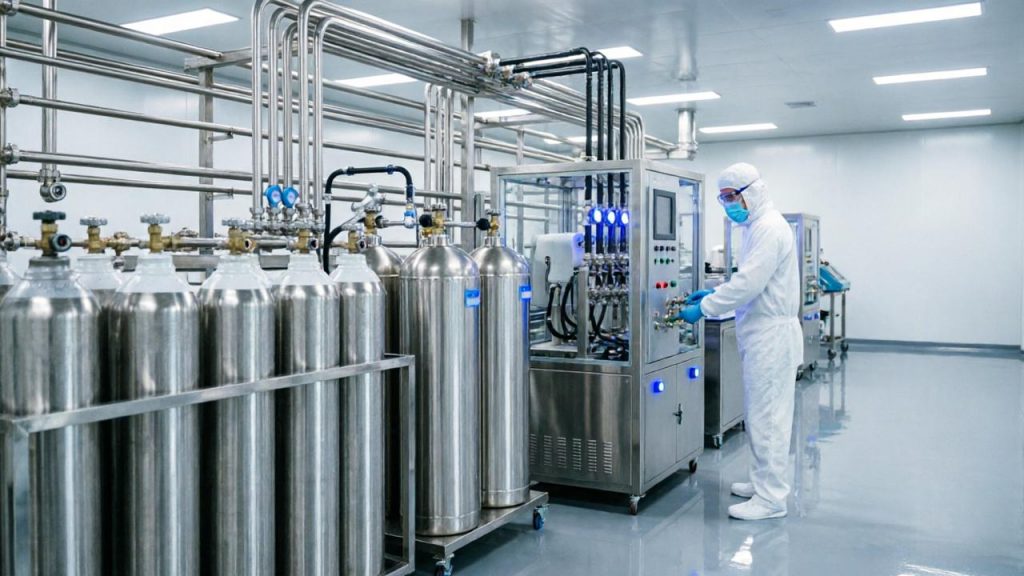 Medical oxygen & medical gas filling workshops