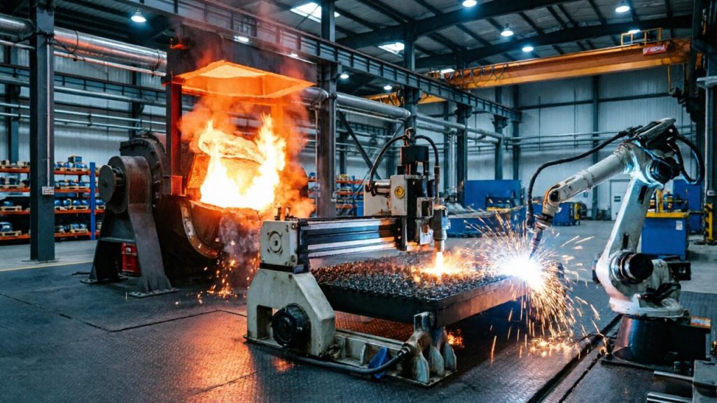 Metal cutting welding and steelmaking industries