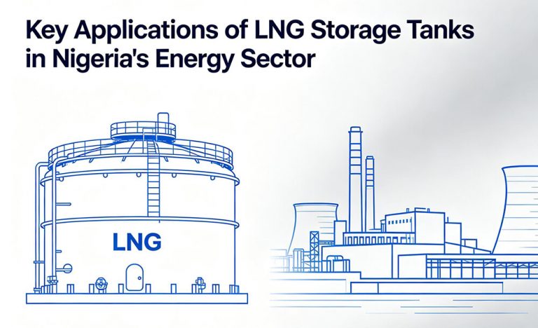 Nigerian LNG storage tank