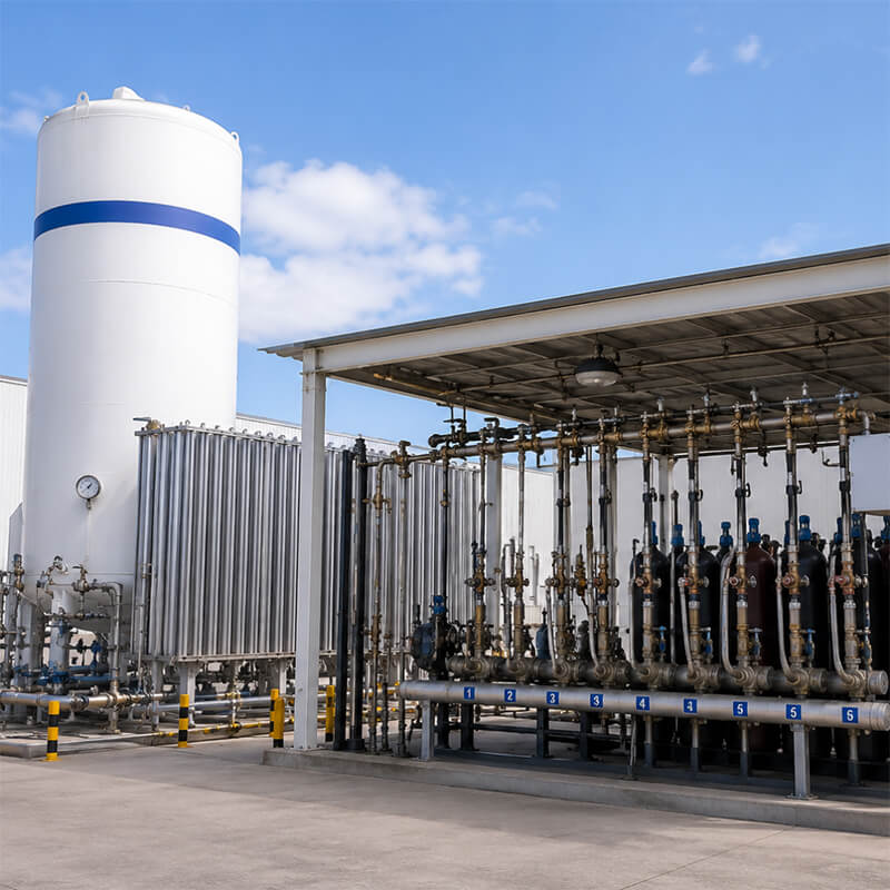 Liquid CO₂ Filling Station