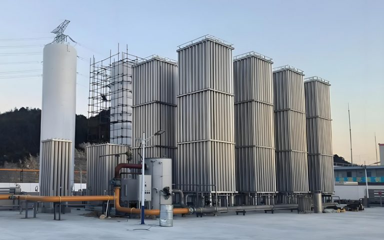 LNG storage tanks
